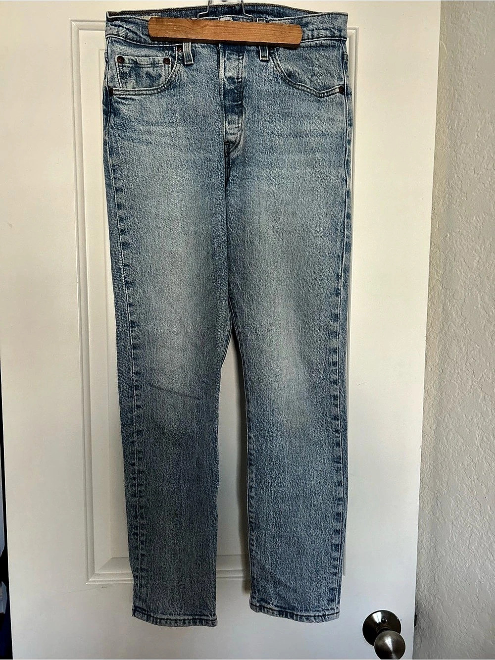 Levi's 501 Straight Leg Jeans Blue Waist 28 Length 28